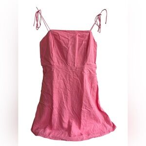 Old Navy Fit & Flare Tie-Shoulder Mini Cami Dress Size Large EUC